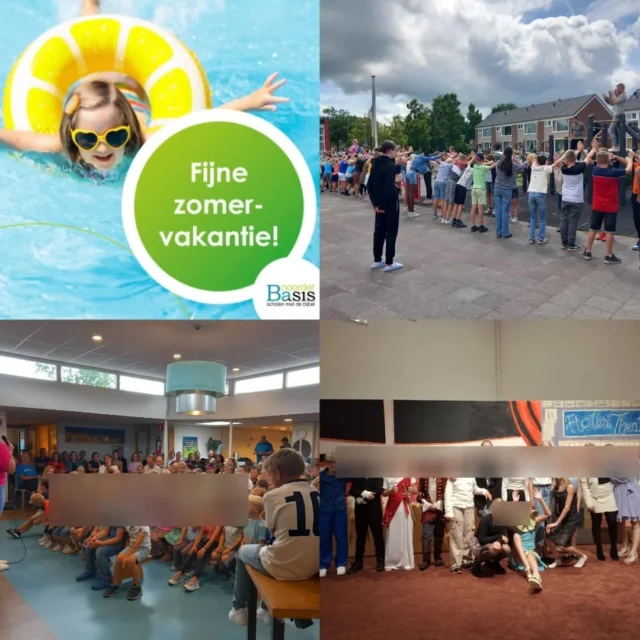 ℤ𝕠𝕞𝕖𝕣𝕧𝕒𝕜𝕒𝕟𝕥𝕚𝕖 🌞Het schooljaar 2024/2025 zit erop! Afgelopen dinsdag was de afscheidsavond voor groep 8. We hebben genoten van de musical 'Allerleukste musical ever!' Gisteren hebben we het jaar afgesloten met alle leerlingen, ouders en meesters en juffen. Daarna mochten we groep 8 uitzwaaien. Names het hele team van Christal wensen wij jullie een hele fijne vakantie! Gods zegen 💙 'Ga met God en Hij zal met je zijn.'